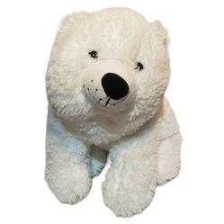 Polar Bear 12" plush kohls cares beaded black eyes