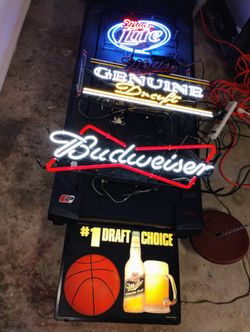 Vintage Neon Lights For Man Cave 🍻