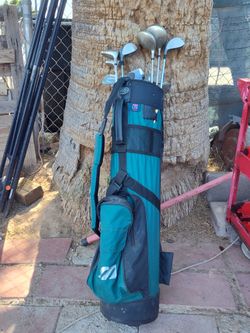 Golf Bag And Clubs 