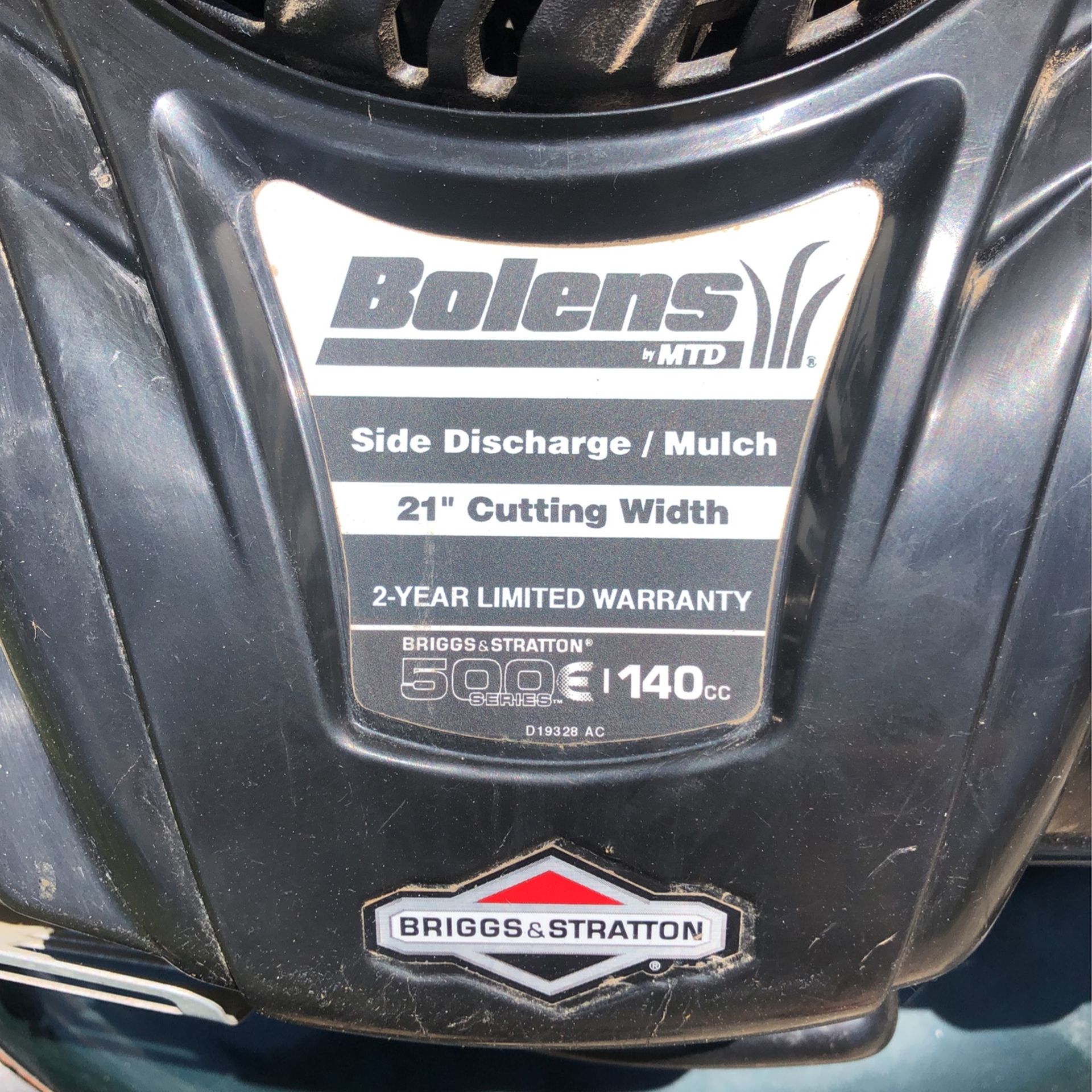 Bolens 500E 140cc Push Mower for Sale in Charlotte NC OfferUp