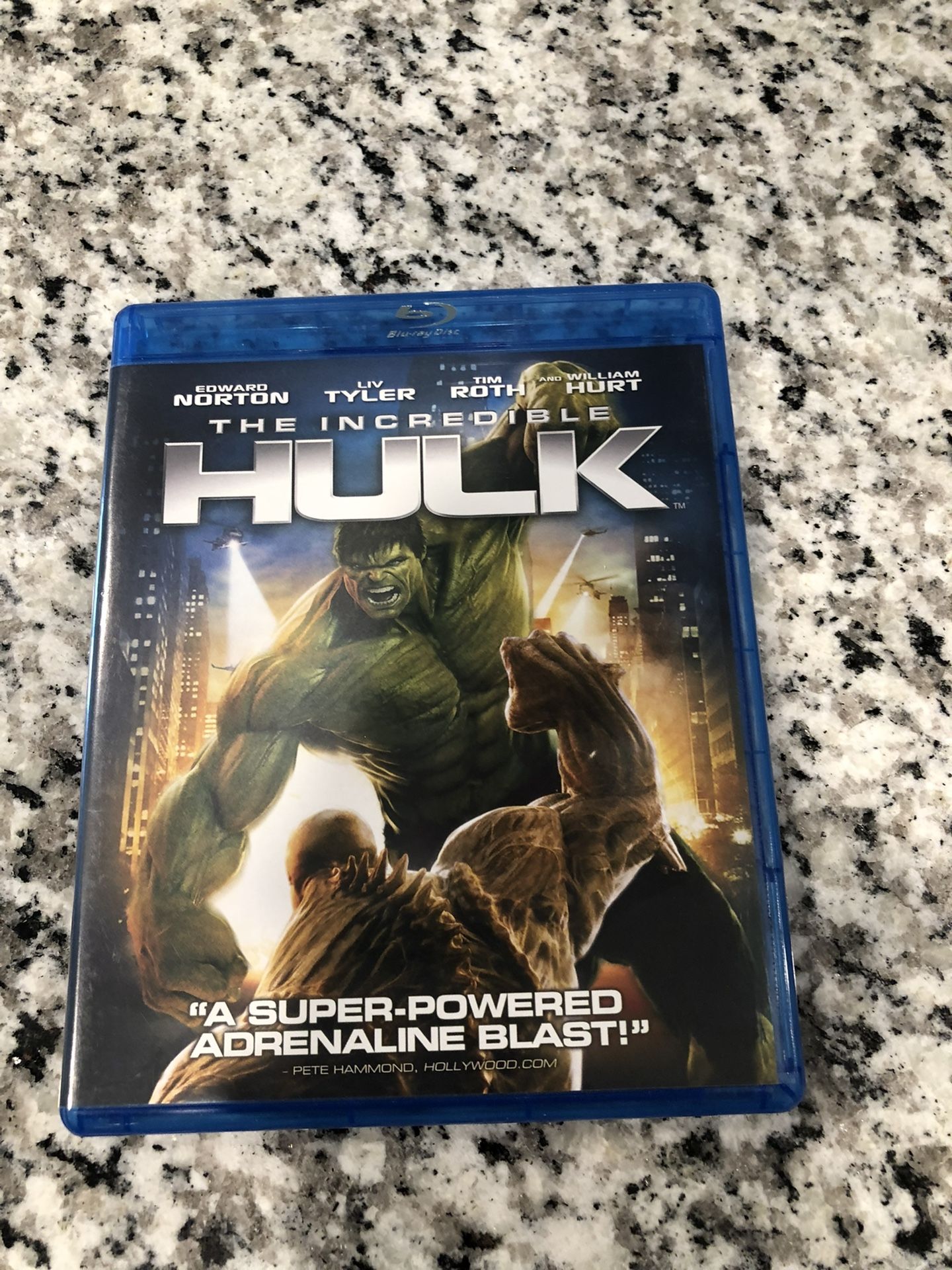 Incredible Hulk Bluray