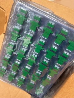 Bulk Lot Green LC/APC Fiber Optic Adapters