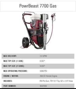 Titan Power Beast 7700 Sprayer.