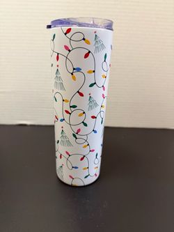 New Christmas Lights Stainless Steel Tumbler 20.3 oz