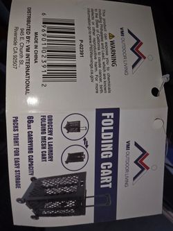 VMI Outdoor Living Folding Mesh Cart