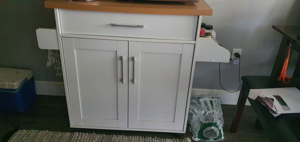 Microwave Cart Island