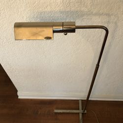 Vintage Authentic Casella Lighting Polished Brass Multi-Directional Floor Lamp 