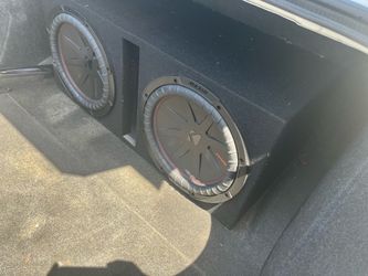 Dual Kicker CompR Subwoofers in Ported Box