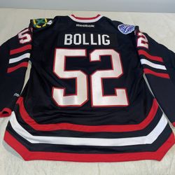 Brandon Bollig 2014 Stadium Series Chicago Blackhawks jersey Reebok Men Small