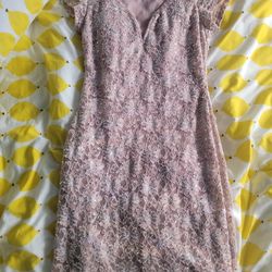 Pink Lace Dress