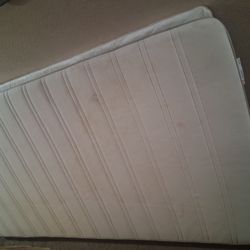 Bunk beds with mattresses