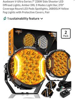 Auxbeam 7inch off road lights