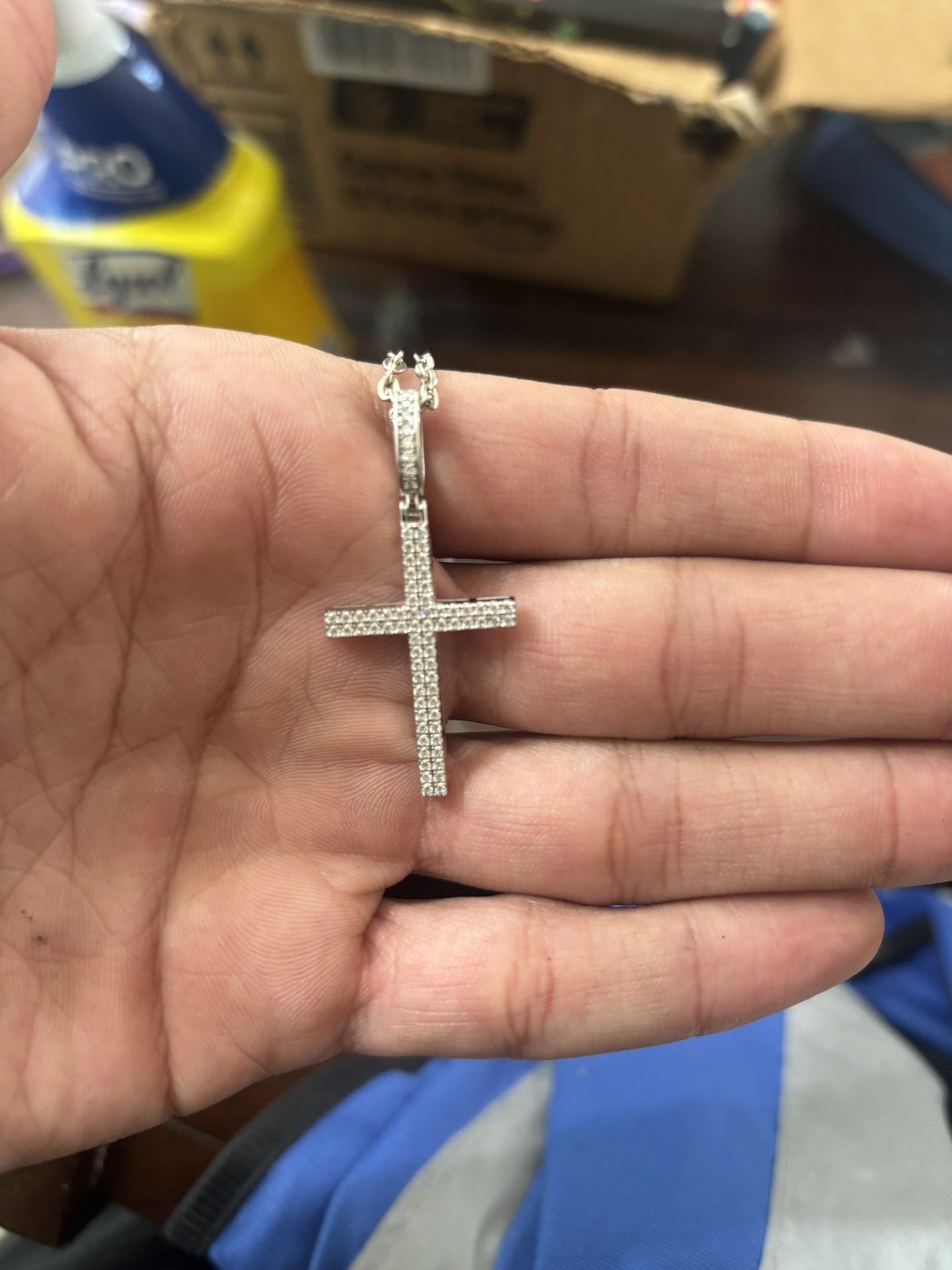 Sliver Cross Neckless