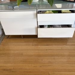 White 6 Drawer Dresser