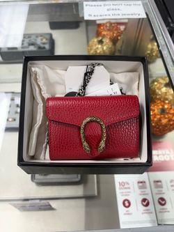 Gucci Dionysus Mini Chain Bag Red