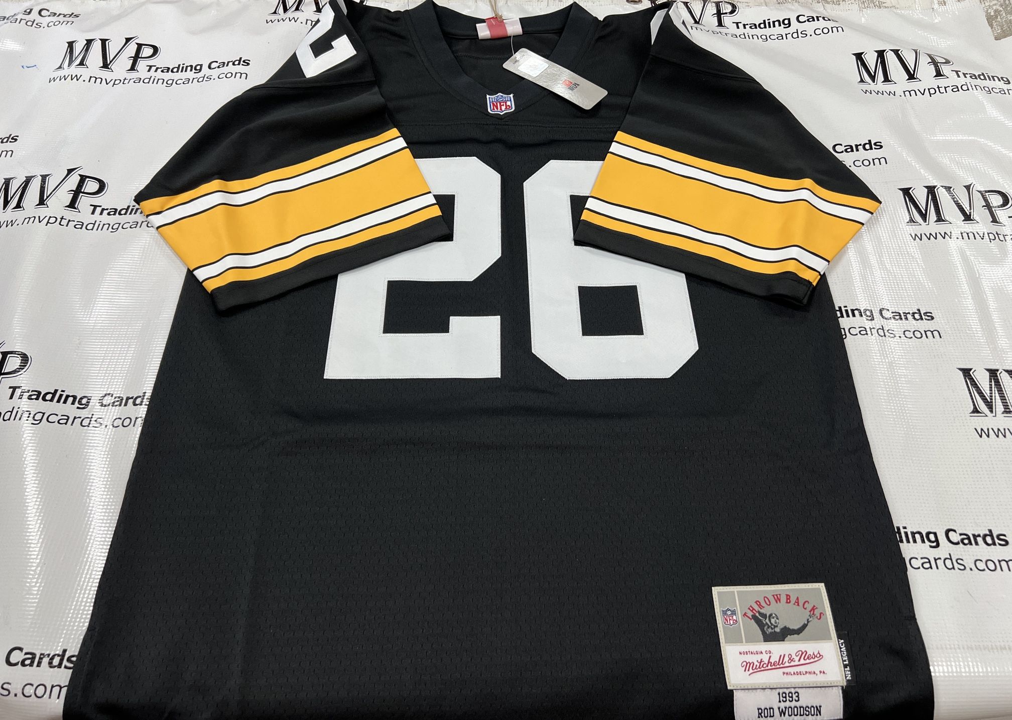 Fanatics Authentic Rod Woodson Autograph Throwback Pittsburgh Steelers  Jersey w/ HOF Inscription