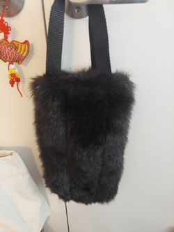 Fox mink like bag