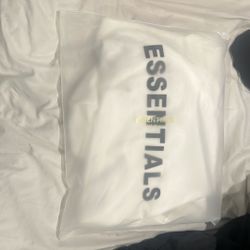 ESSENTIALS White Hoodie
