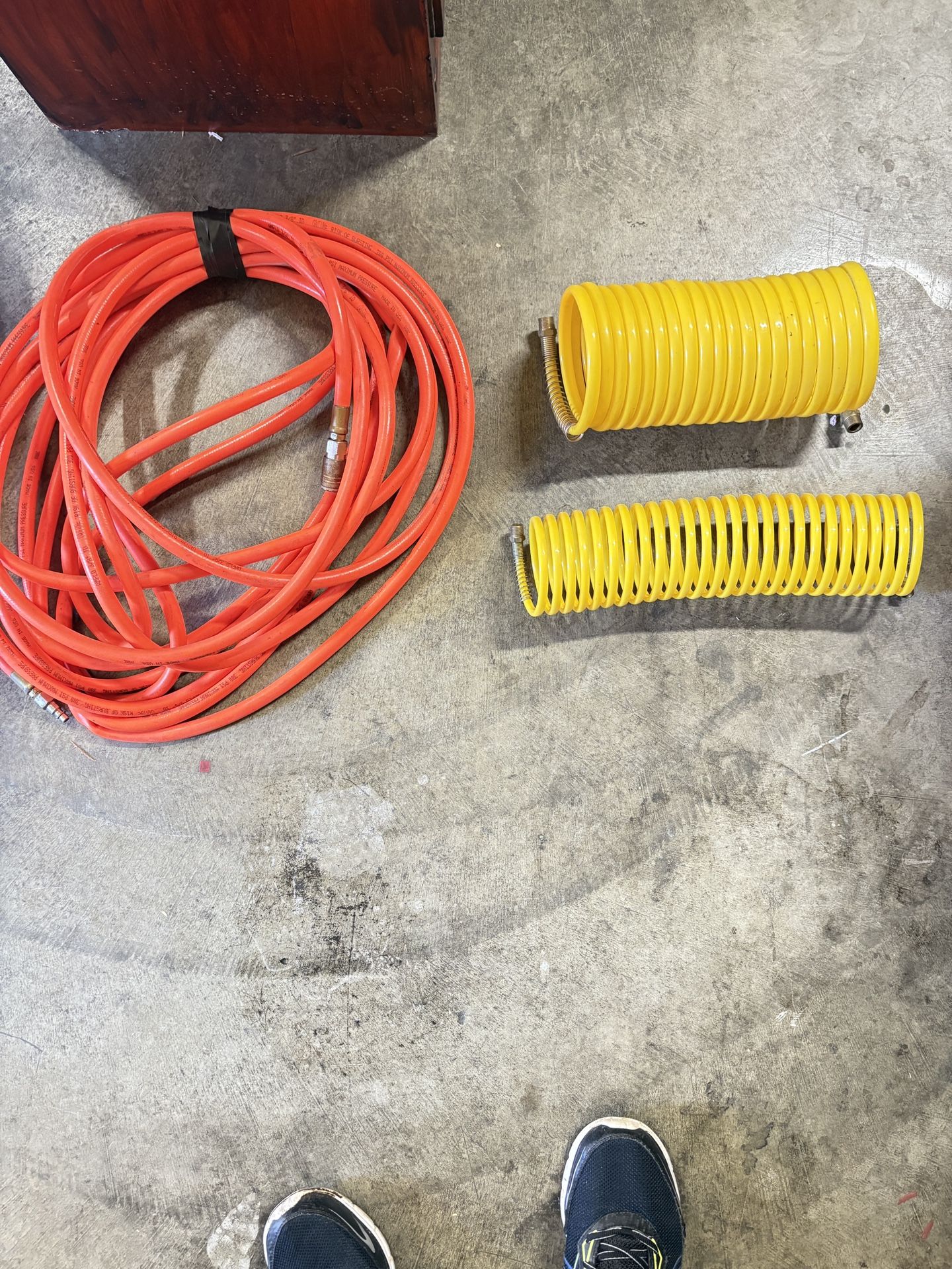 3 Compressor Air Hoses Like New 