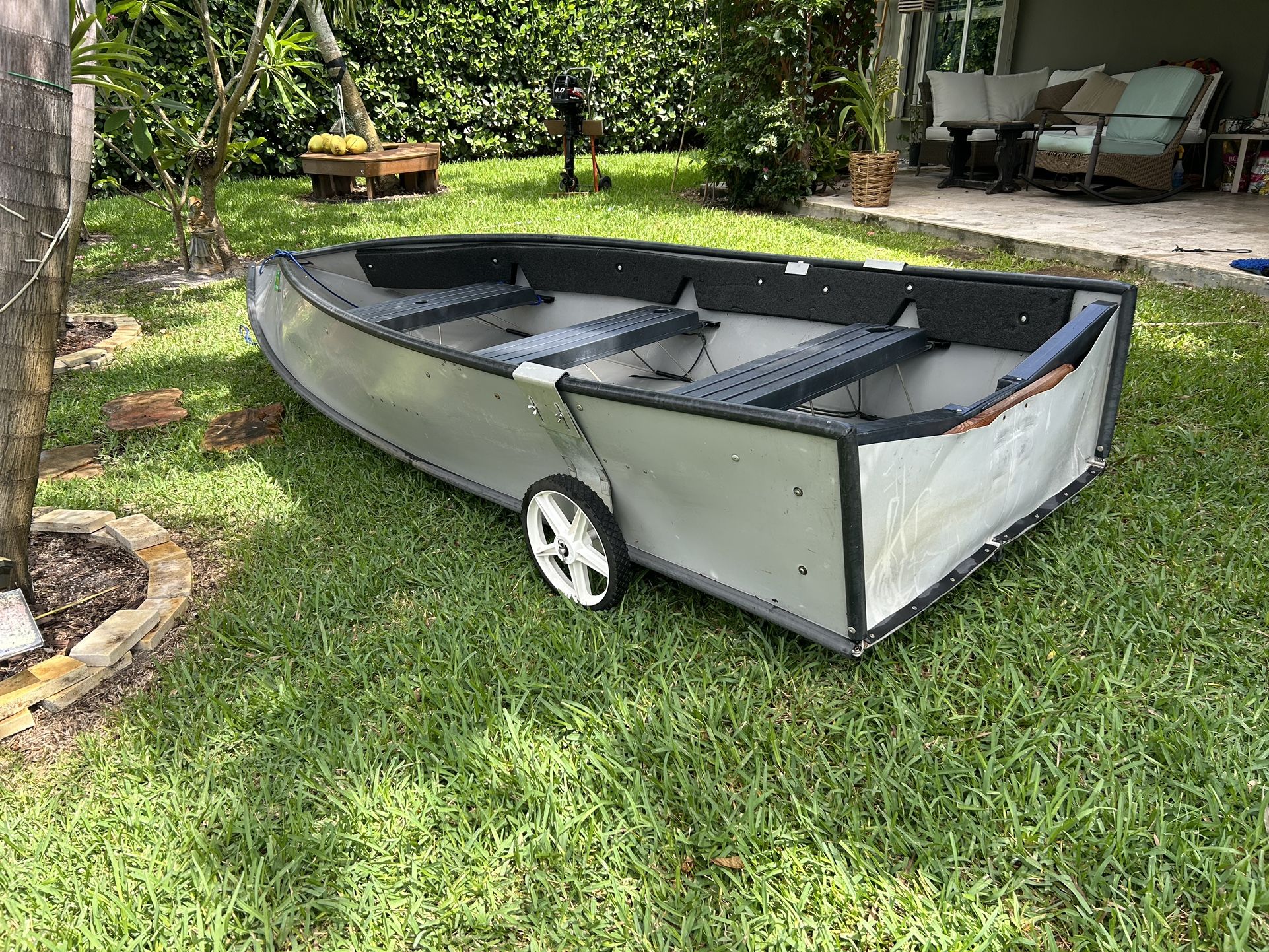 12’ Porta Bote With Original Wheels $495