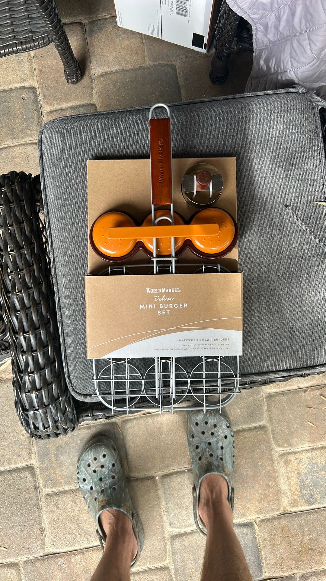 Mini Burger Grill Set