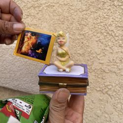 Disney 75 Years of Love & Laughter Series Tinkerbell Trinket Box