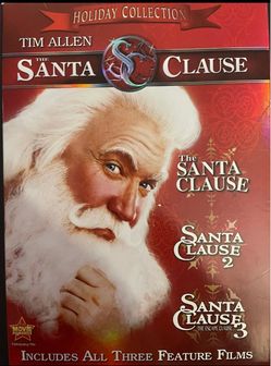 Disney’s The SANTA CLAUSE Trilogy Boxset (DVD-2008) Tim Allen!