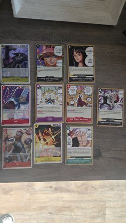 🔥One Piece Card Lot – 10 Cards – Playable + Anime Art 🔥