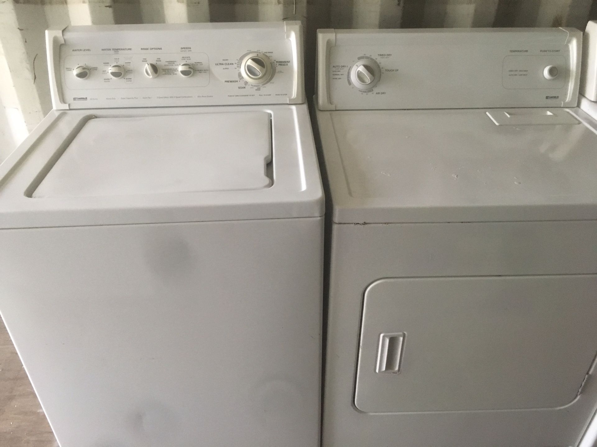 KENMORE WASHER DRYER SET WORK LOOK PERFECT DELIVERY EXTRA
