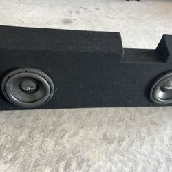 Speaker Box For Chevy/gmc Crew can With 10” Speakers 