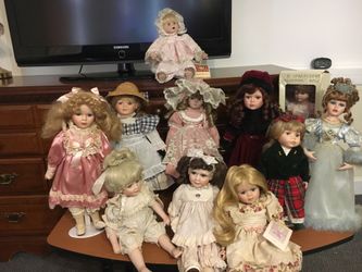 Collectible Porcelain Dolls by The Hamilton Collection, Dynasty Dolls, Denton Dolls, Seymour MANN, Etc.!!