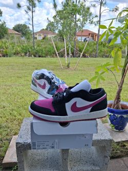 Jordan 1 Low Black Cactus Size 10