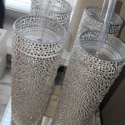 Rhinestone Cold Cups