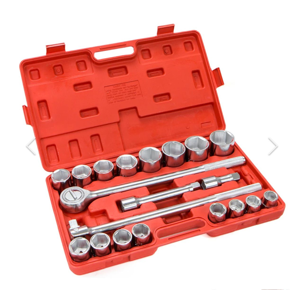 21pc 3/4"dr Socket Wrench Set SAE sae Tools Truck