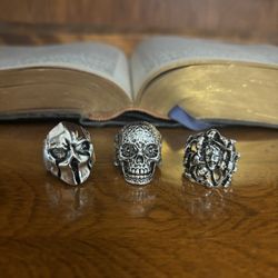 Skull Ring Lot