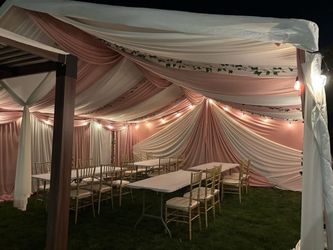 Draping para carpas  varios Colores disponibles / IE. LA. VC