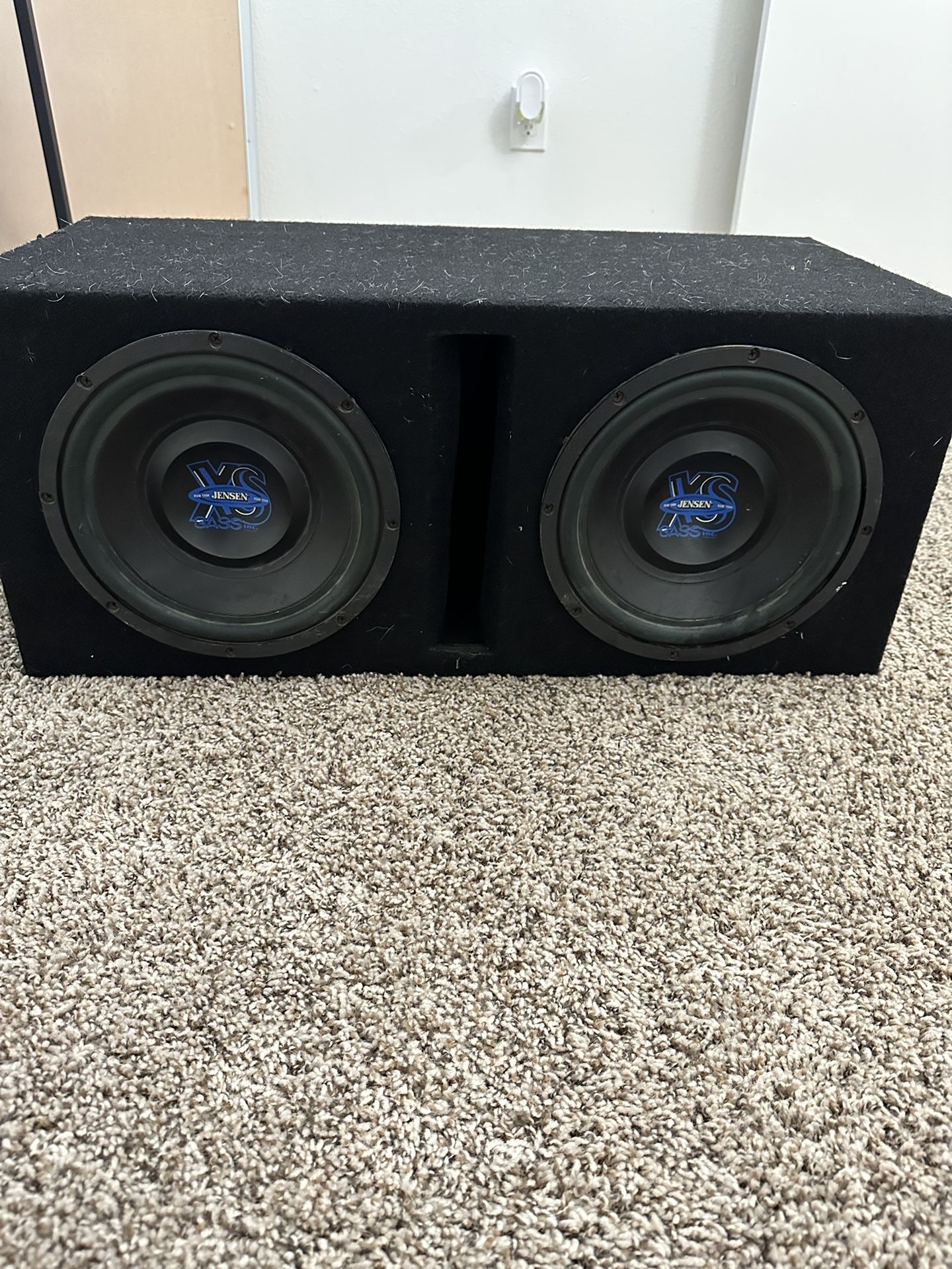 2 10” Subwoofers With Box