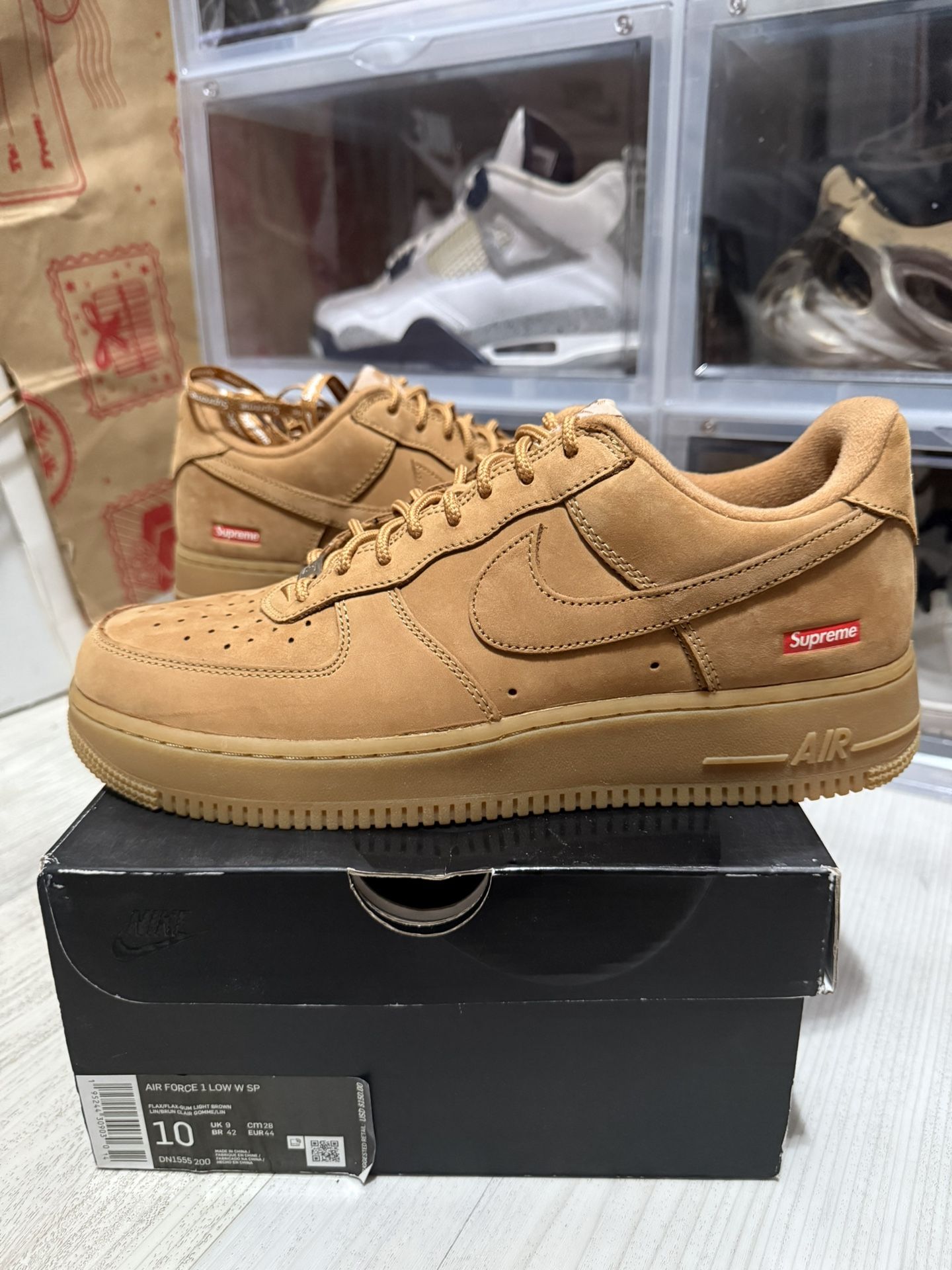 Supreme Nike Air Force 1 Low SP Wheat