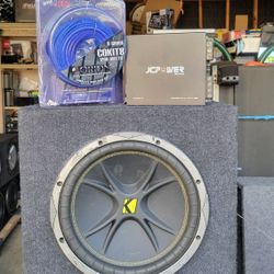 12inch Kicker Comp And Amplifier And Kit 