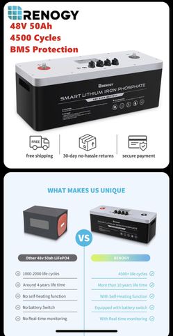 Renogy LFP 48v Battery