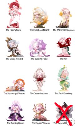 Skullpanda petals in four acts series figures popmart skull panda