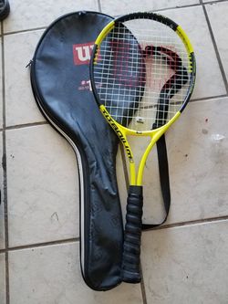 Wilson Titanium 3 tennis racket.