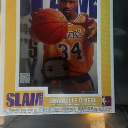 🏀🏀🏀 Shaquille O'Neal Funko Pop #02 Magazine Cover Slam Brand New Unopened Factory Sealed‼