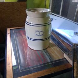 Vintage Marshall Pottery Hand Turned No. 3 Beverage Dispenser w/Lid