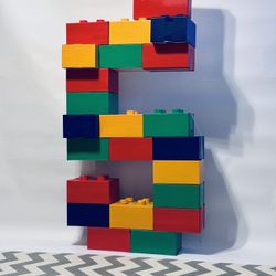 5 Foot Lego themed 5th Birthday Center Piece