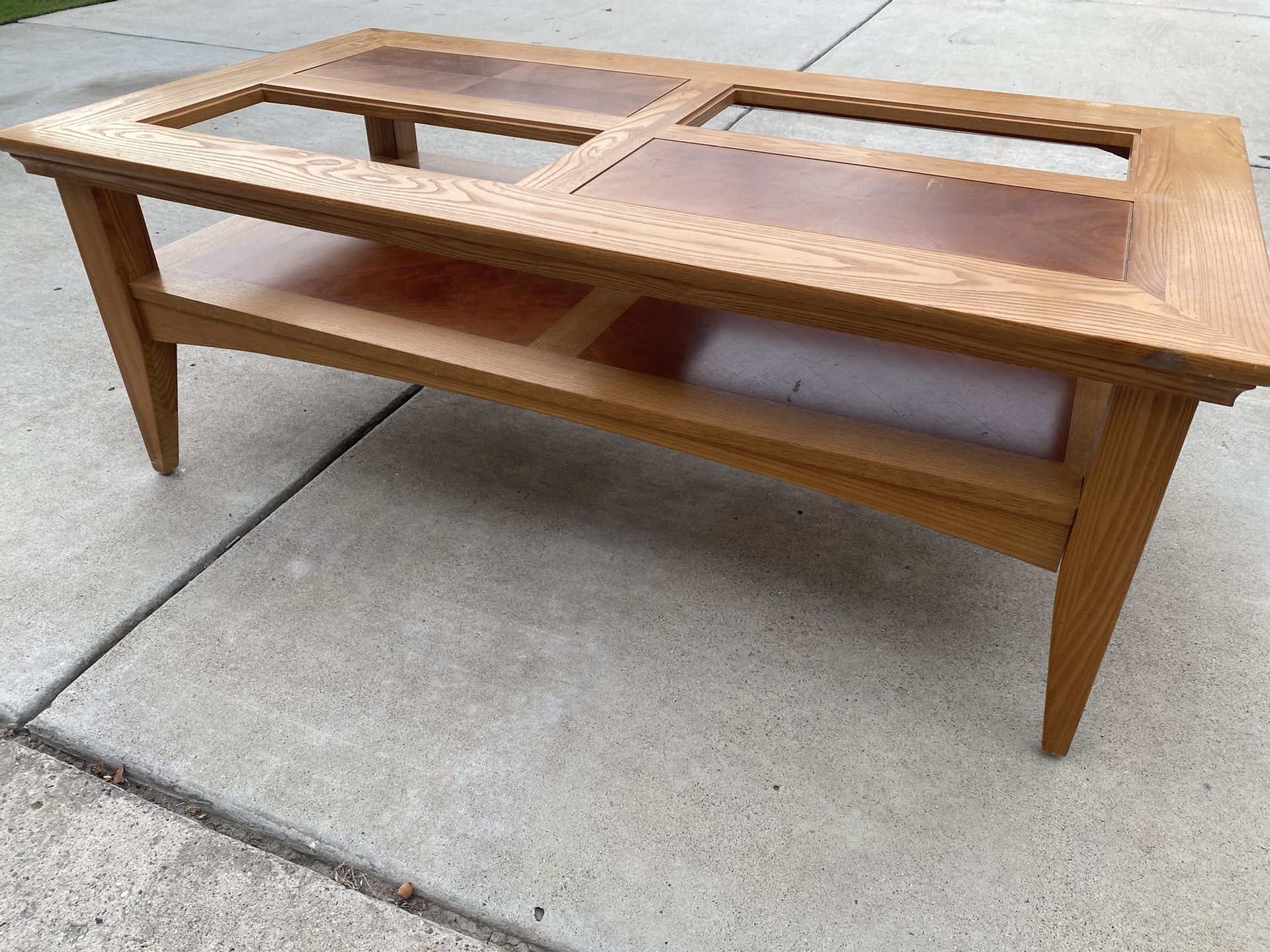 MCM Style Coffee Table and End Table