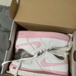 White & Pink Womens Airforce