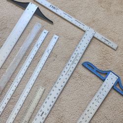 Lot of Rulers: EXACT, Fairgate, Bates, Hyde Group - Various