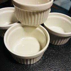 Soufflé 1/2 Cup for Baking, White