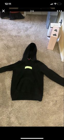 Supreme box logo hoodie, lime green